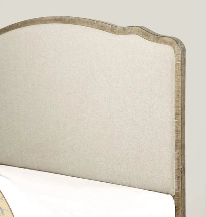 Emerald Home Interlude Queen Upholstered Bed in Sandstone
