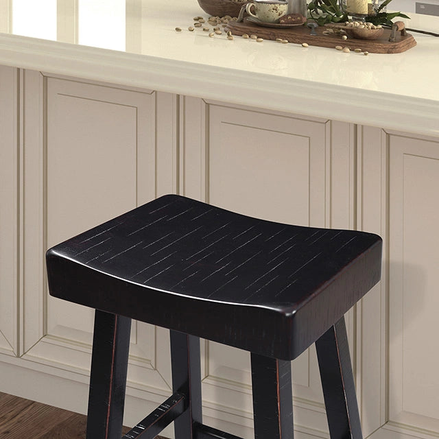 Biasca 29" Stool (2/CTN) White, Brown, & Black