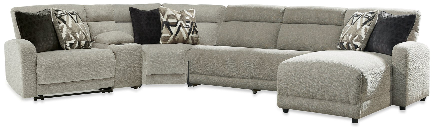 Colleyville Power Reclining Sectional with Chaise - Javi's Furniture & Mattress (Woodburn, OR)