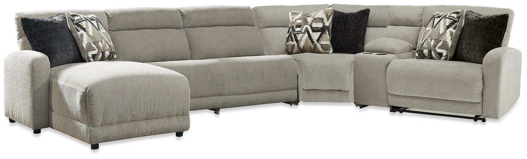 Colleyville Power Reclining Sectional with Chaise - Javi's Furniture & Mattress (Woodburn, OR)