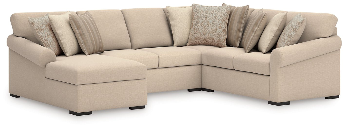 LadyMae Sectional with Chaise - Javi's Furniture & Mattress (Woodburn, OR)