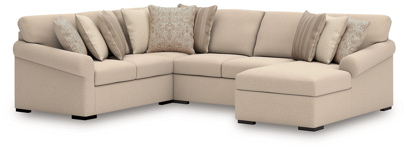 LadyMae Sectional with Chaise - Javi's Furniture & Mattress (Woodburn, OR)