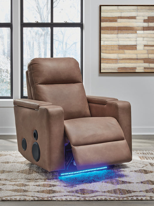 Lorrenton Power Glider Recliner with Audio System - Javi's Furniture & Mattress (Woodburn, OR)