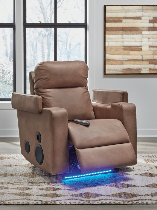 Lorrenton Power Glider Recliner with Audio System - Javi's Furniture & Mattress (Woodburn, OR)