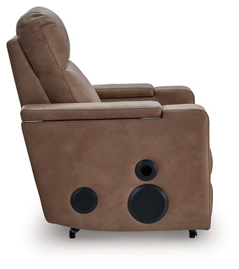 Lorrenton Power Glider Recliner with Audio System - Javi's Furniture & Mattress (Woodburn, OR)
