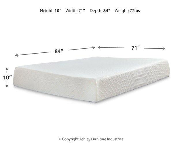 10 Inch Chime Memory Foam Mattress Set - Javi's Furniture & Mattress (Woodburn, OR)