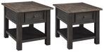 Tyler Creek End Table Set - Javi's Furniture & Mattress (Woodburn, OR)