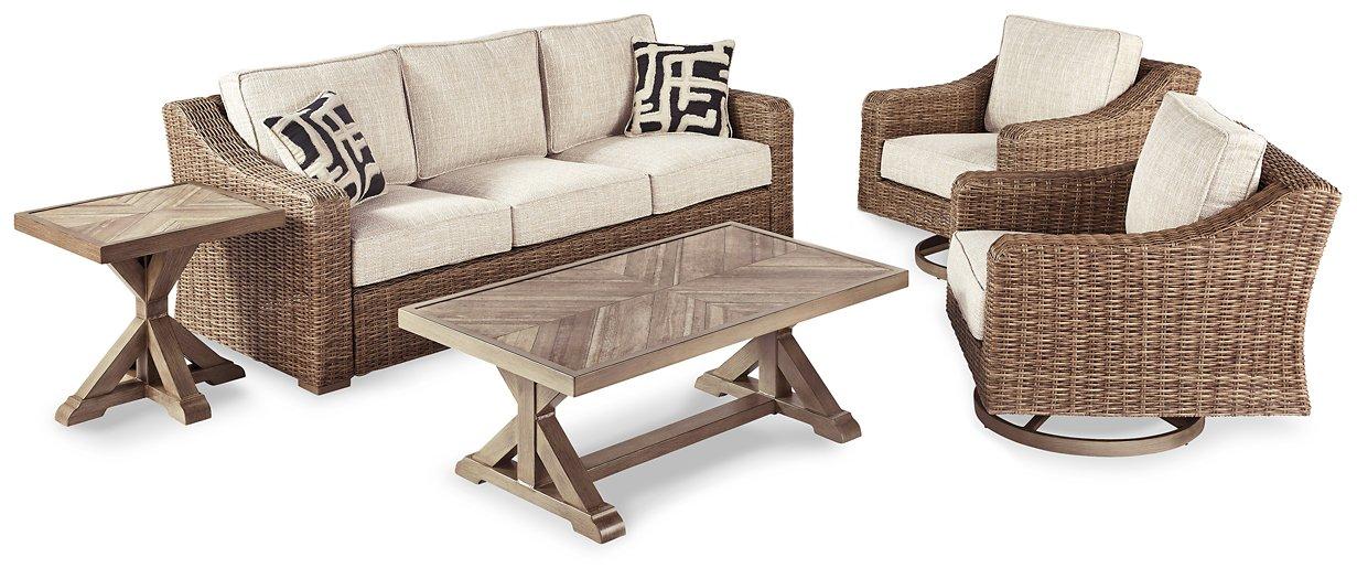 Beachcroft Outdoor Seating Set - Javi's Furniture & Mattress (Woodburn, OR)