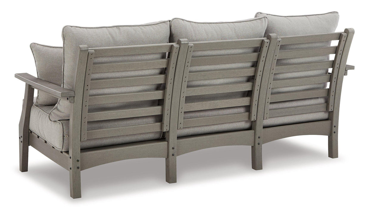 Visola Outdoor Sofa and Loveseat Set - Javi's Furniture & Mattress (Woodburn, OR)