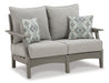 Visola Outdoor Sofa and Loveseat Set - Javi's Furniture & Mattress (Woodburn, OR)