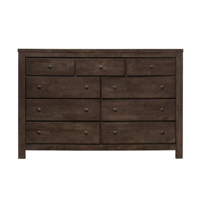 Emerald Home Ashton Hills Dresser in Classic Gray/Brown