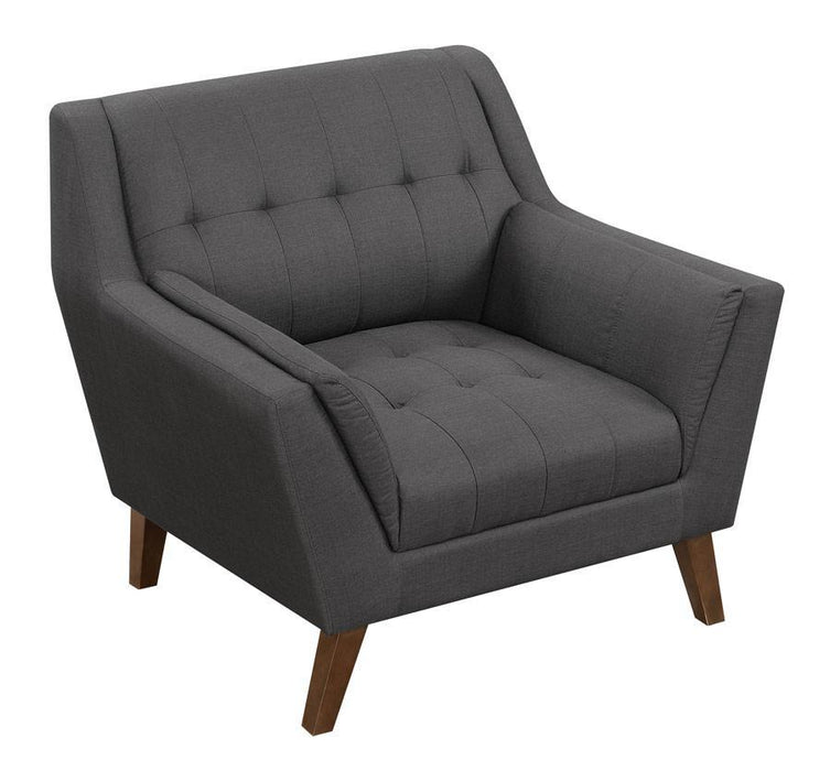Emerald Home Furnishings Binetti Chair in Charcoal
