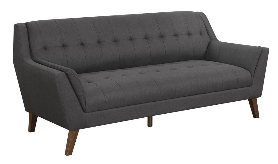 Emerald Home Furnishings Binetti Sofa in Charcoal