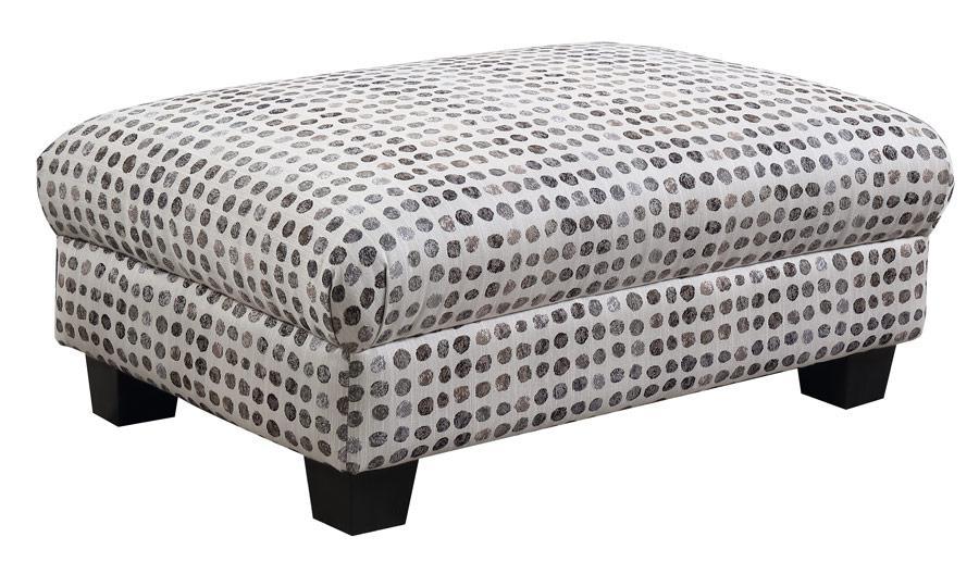 Emerald Home Furnishings Carter Accent Cocktail Ottoman in Driftwood