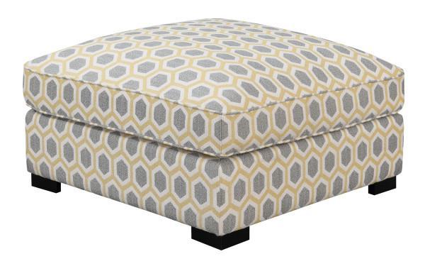 Emerald Home Furnishings Repose Cocktail Ottoman in Sunny