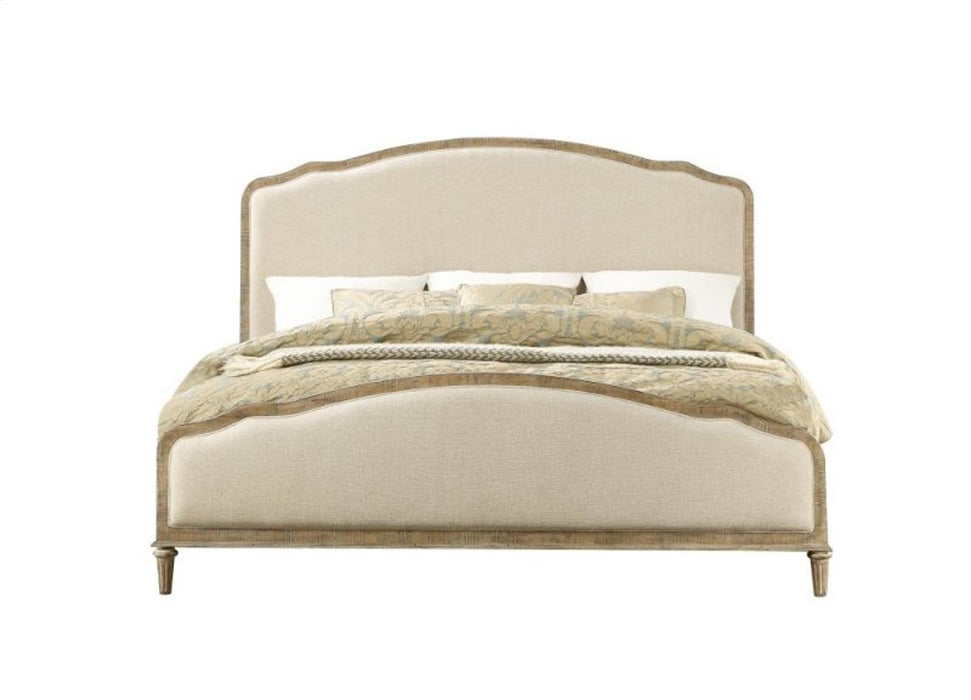 Emerald Home Interlude King Upholstered Bed in Sandstone  B560-14-05-K