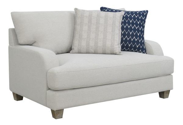 Emerald Home Laney Chair and a Half in Harbor Gray