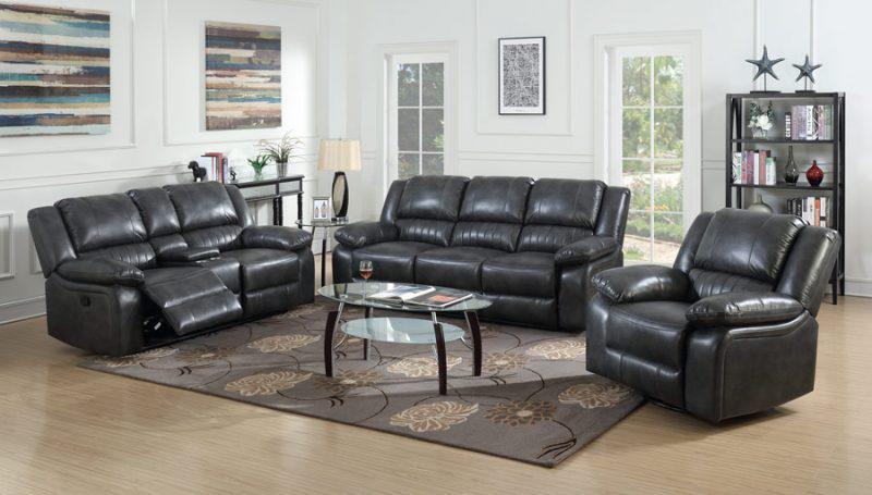 Emerald Home Navarro Swivel Glider Recliner in Gray