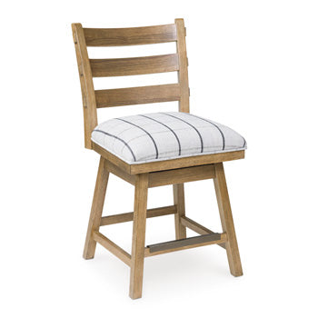 Gramburg Counter Height Swivel Barstool - Javi's Furniture & Mattress (Woodburn, OR)