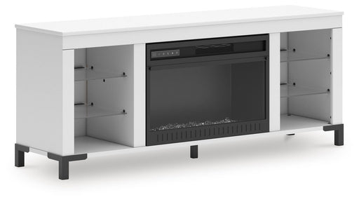 Brollevi 60" TV Stand with Electric Fireplace - Javi's Furniture & Mattress (Woodburn, OR)