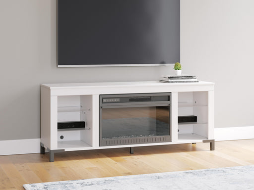 Brollevi 60" TV Stand with Electric Fireplace - Javi's Furniture & Mattress (Woodburn, OR)
