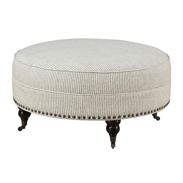 Emerald Home Furnishings Willow Creek Ottoman in Gray