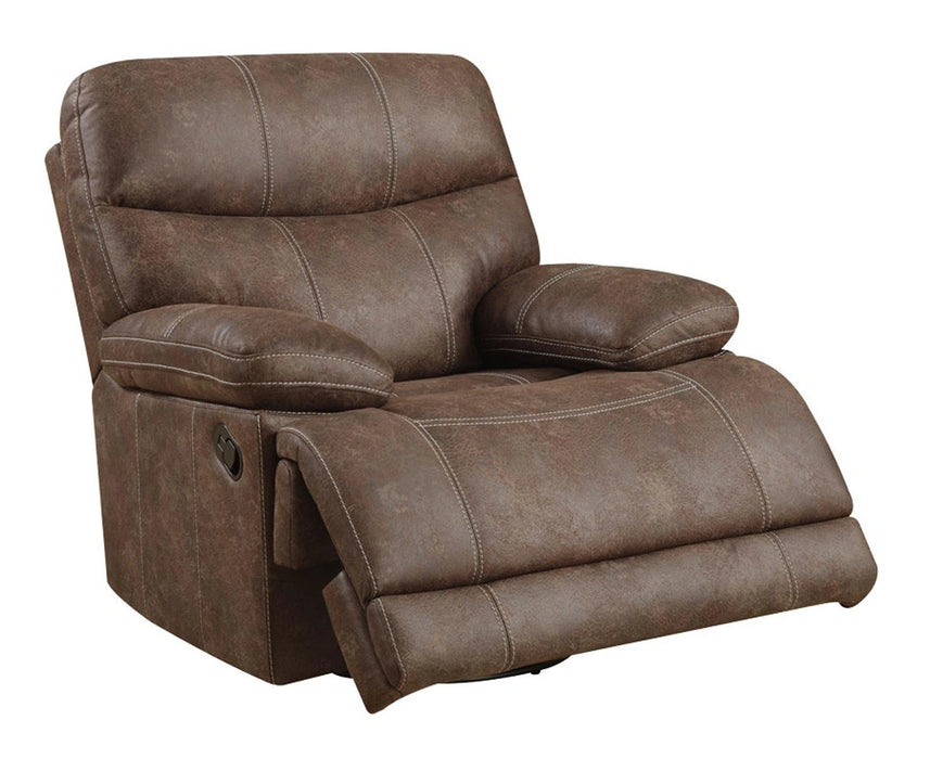 Emerald Home Earl Swivel Recliner in Brown