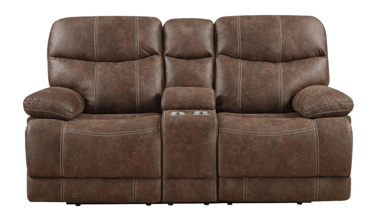 Emerald Home Earl Loveseat in Brown