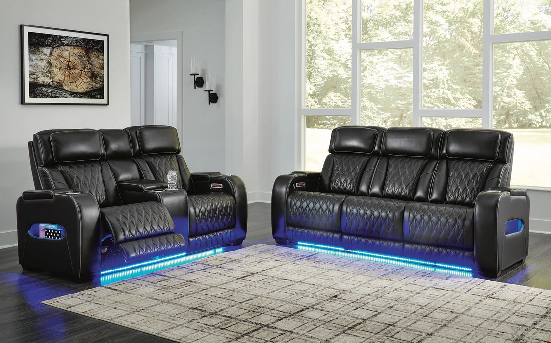 Boyington Power Reclining Sofa, Loveseat and Recliner
