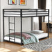 Rothwell Metal Bunk Bed Twin/ Full - Javi's Furniture & Mattress (Woodburn, OR)