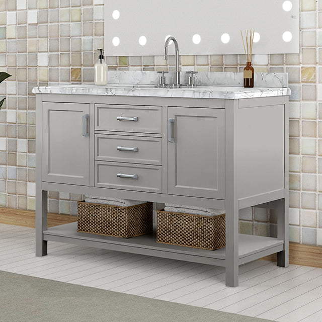 Reston Vanity with Top/ Sink - Javi's Furniture & Mattress (Woodburn, OR)