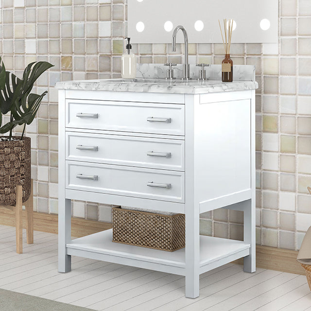 Reston Vanity with Top/ Sink - Javi's Furniture & Mattress (Woodburn, OR)